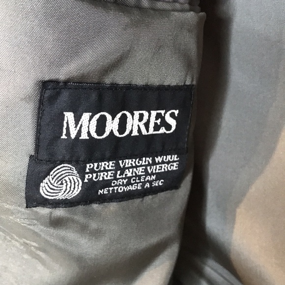 Vintage virgin scottish wool gray speckled unisex blazer - Picture 7 of 11